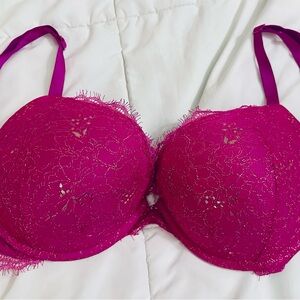 Victoria's Secret Pink Lace Push up Bra